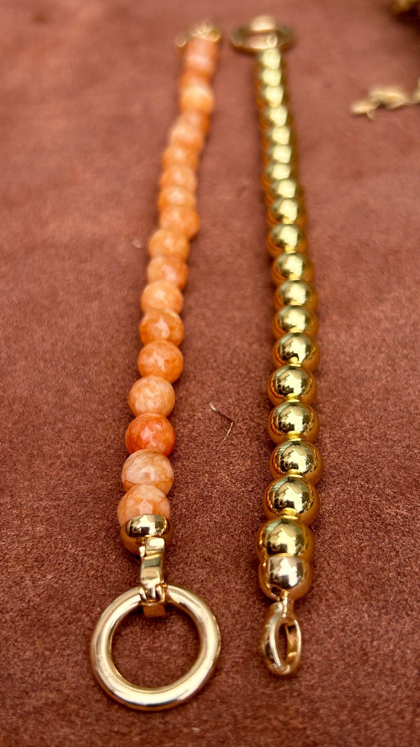 Choker & Pulsera Dorothea Peach
