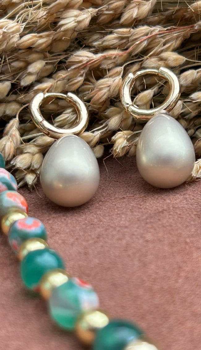 Aretes Dorothea Green Magenta