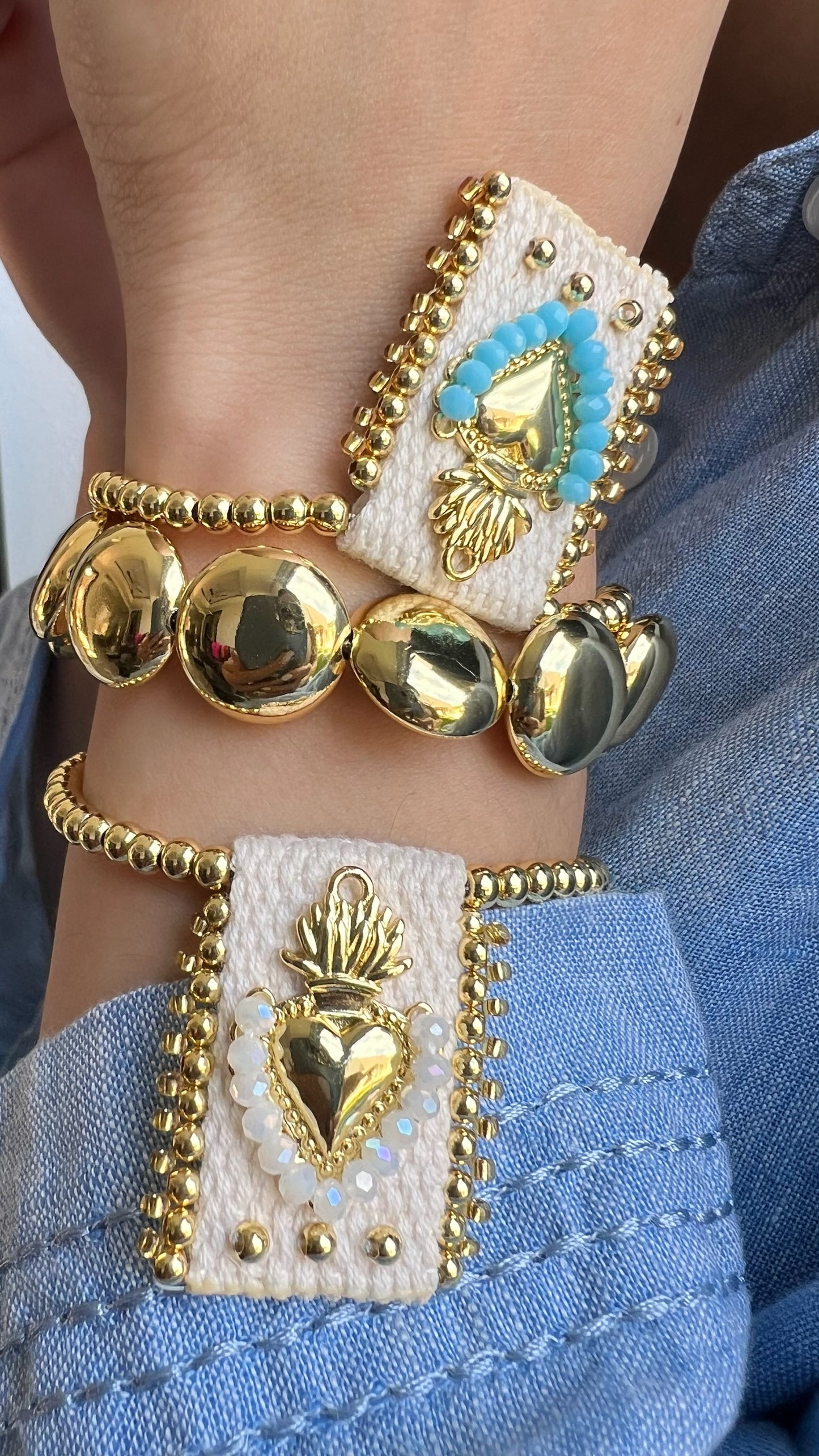 Pulsera Gold Bubble
