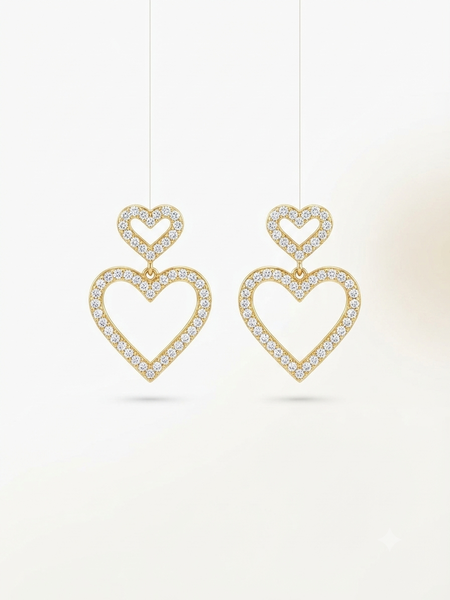 Hearts Earring