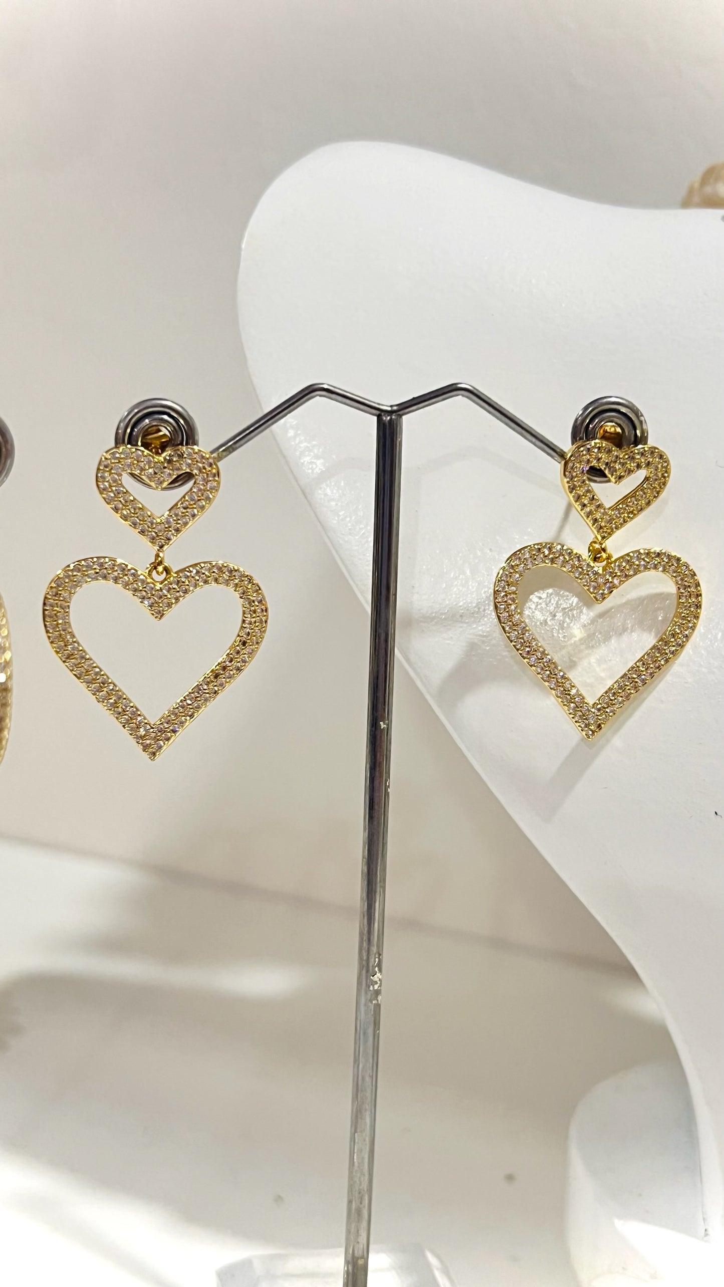 Aretes Crystal Heart