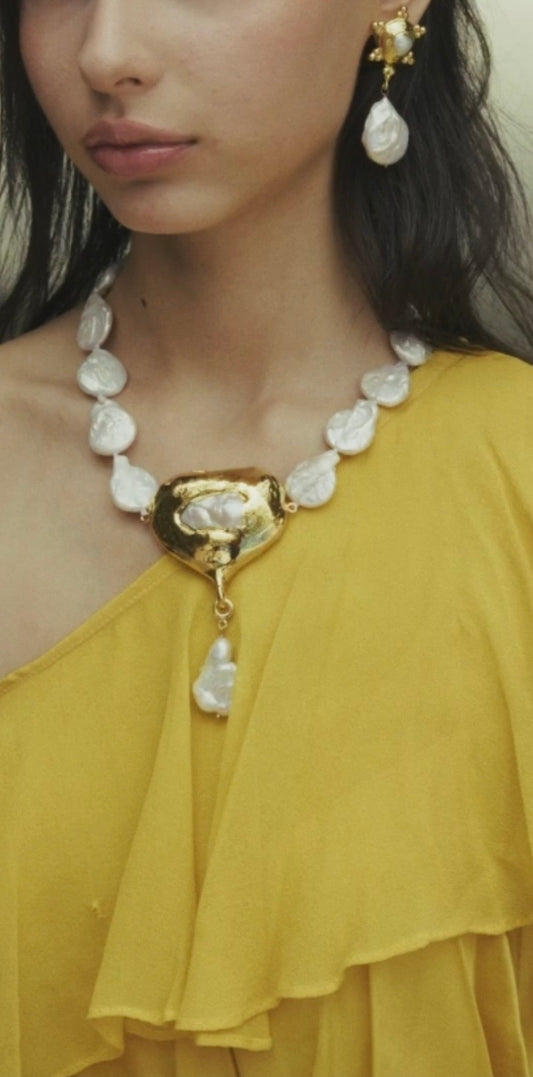 Collar Lumiere de Perla Barroca
