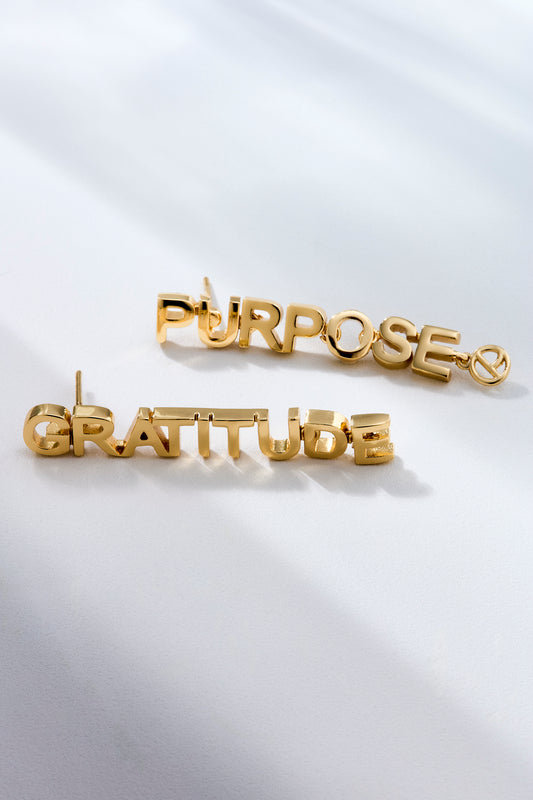 Aretes de Gratitud y Propósito
