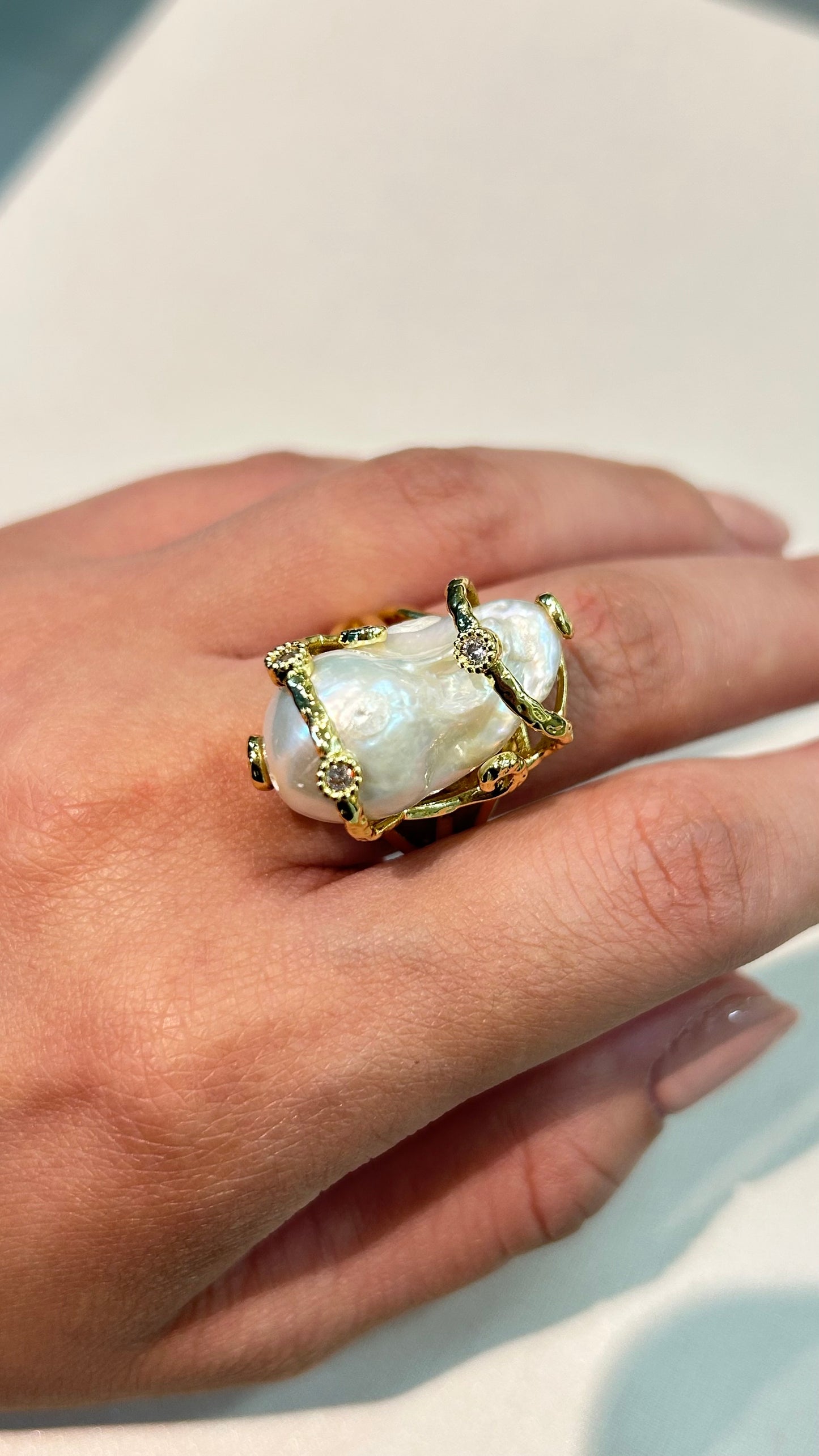 Anillo Big Pearl
