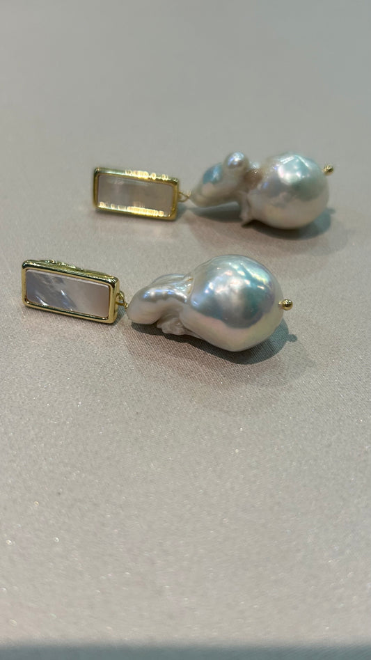 Aretes Rec Pearl