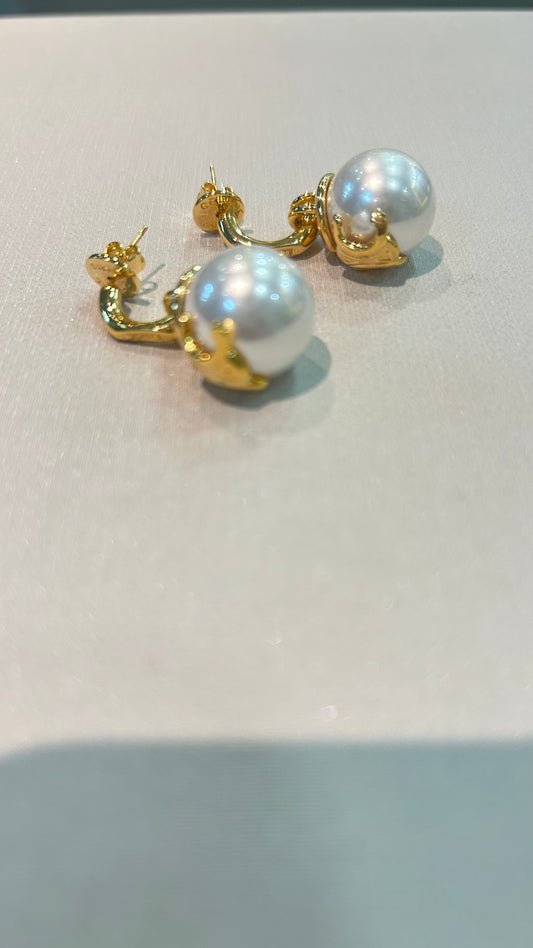 Aretes Burbuja de Perlas