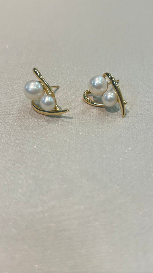 Aretes Tiny Pearls