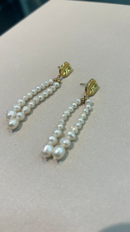 Aretes Delicate Pearls