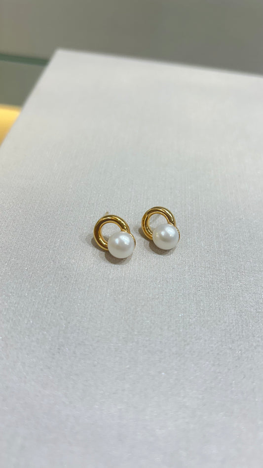 Aretes Minimalist Pearls
