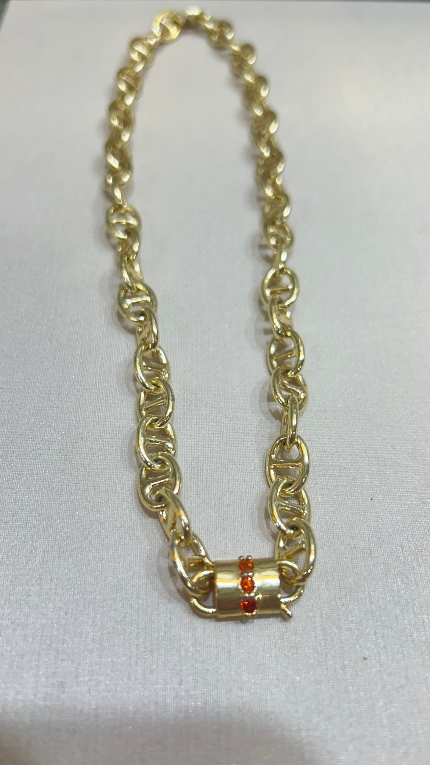 Cadena Orange & Gold