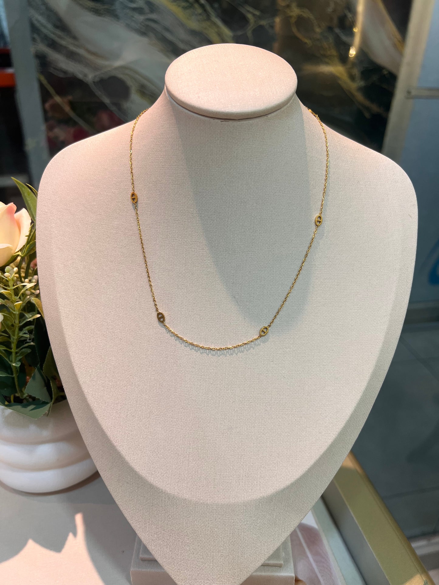 Cadena estilo Dior