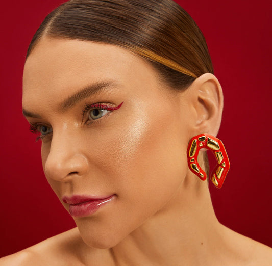 Vulcao Earring