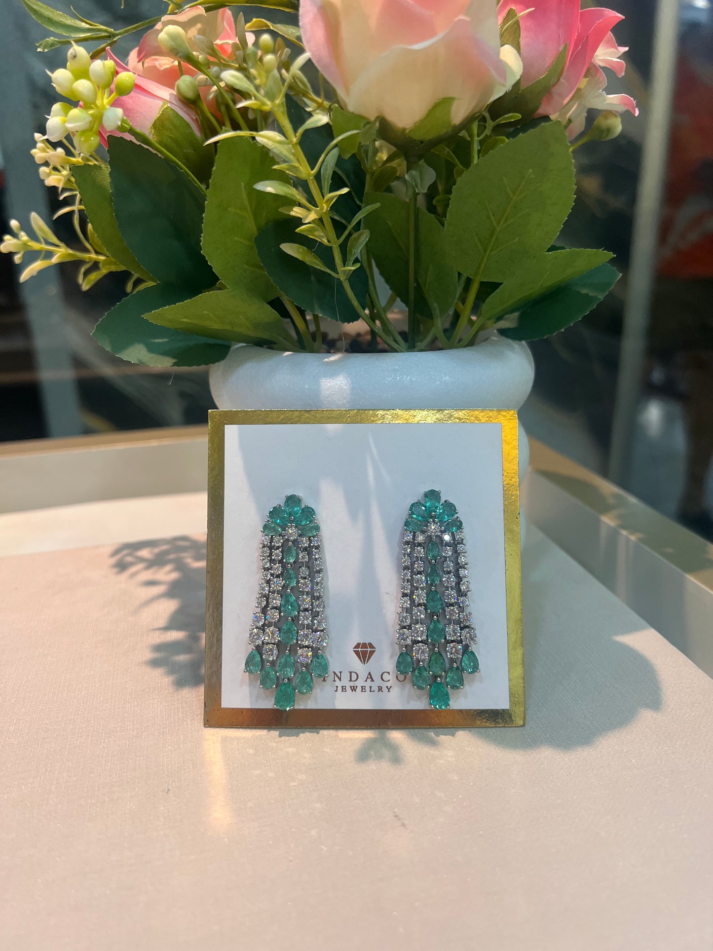 Aretes Bicolor Tennis