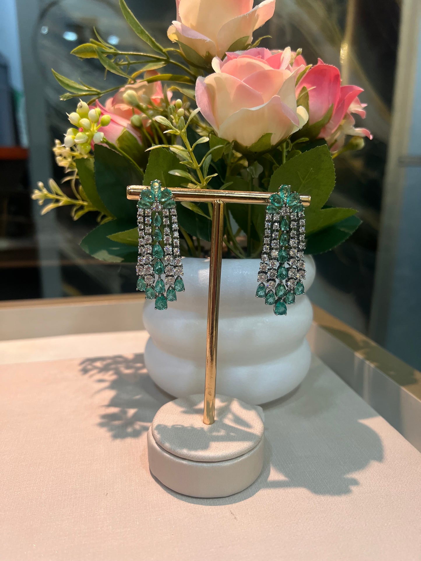 Aretes Bicolor Tennis