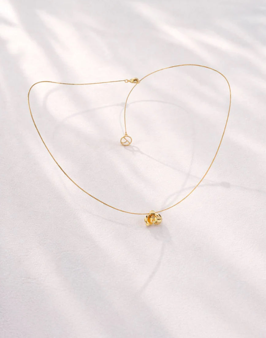 Set collar y aretes Floralis
