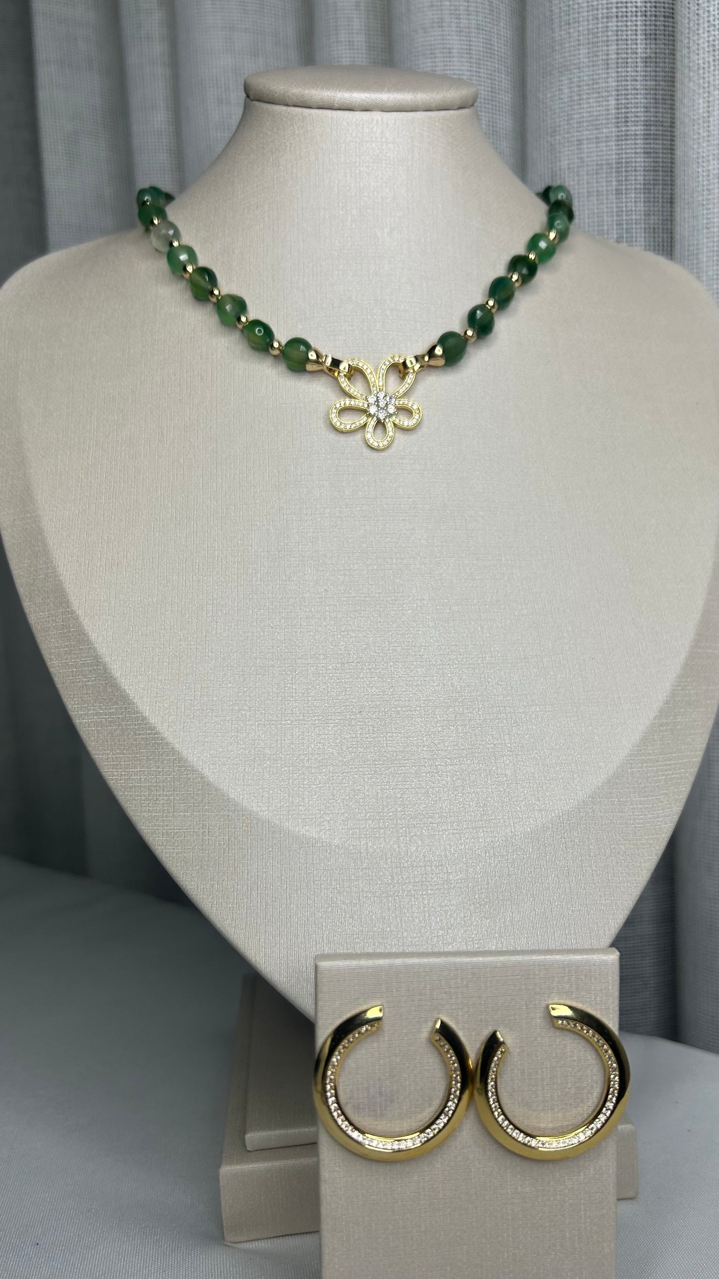 Juego Collar & Aretes Colette