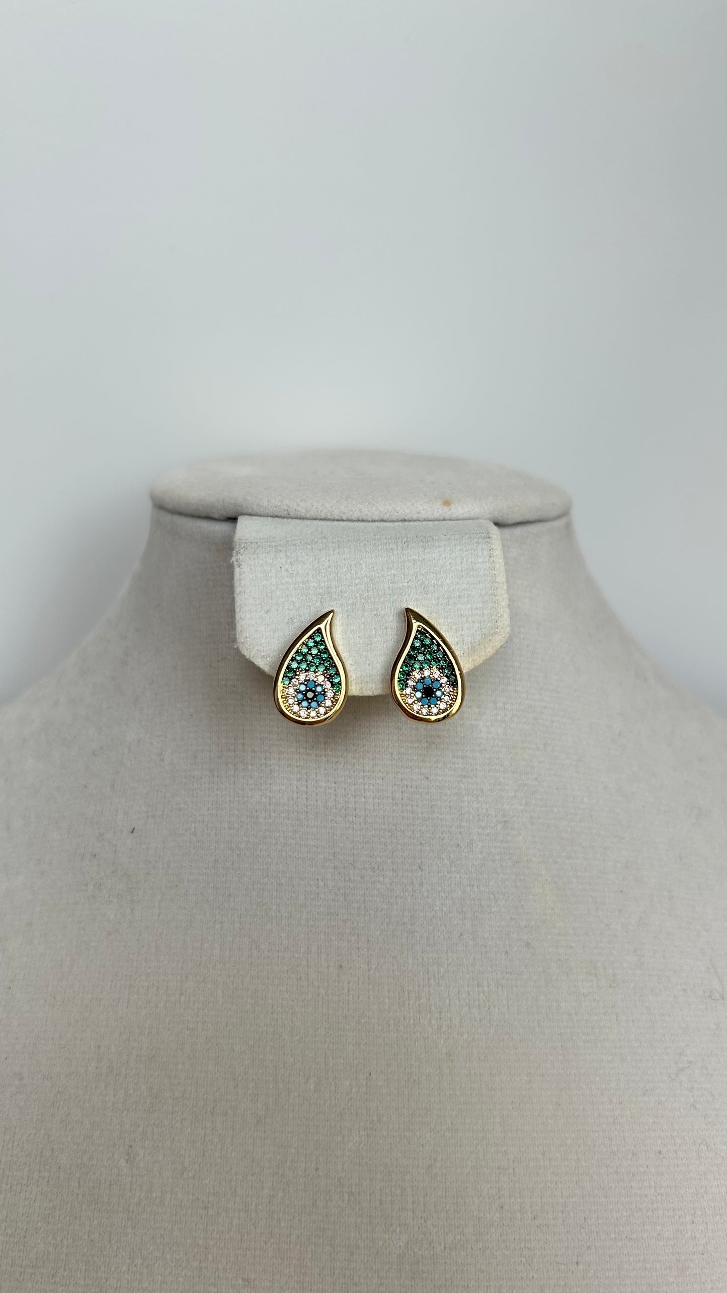 Aretes Ojo Turco Green