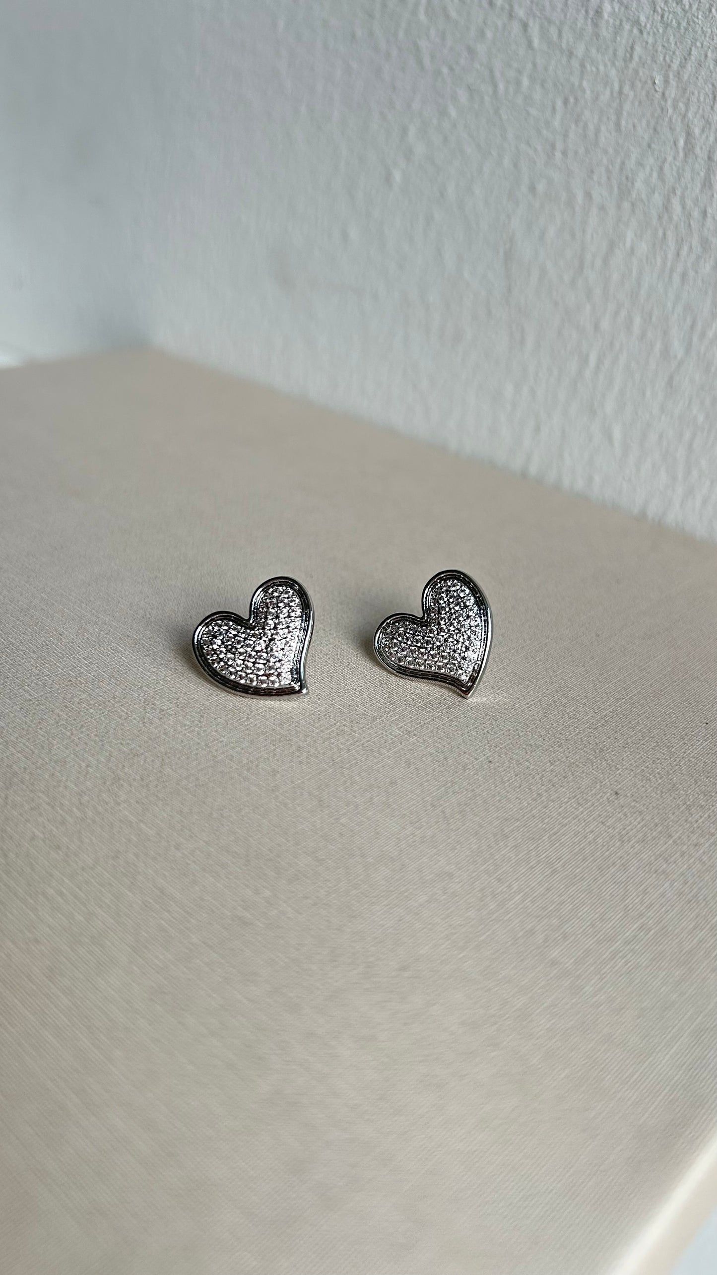 Aretes Small Shine Heart