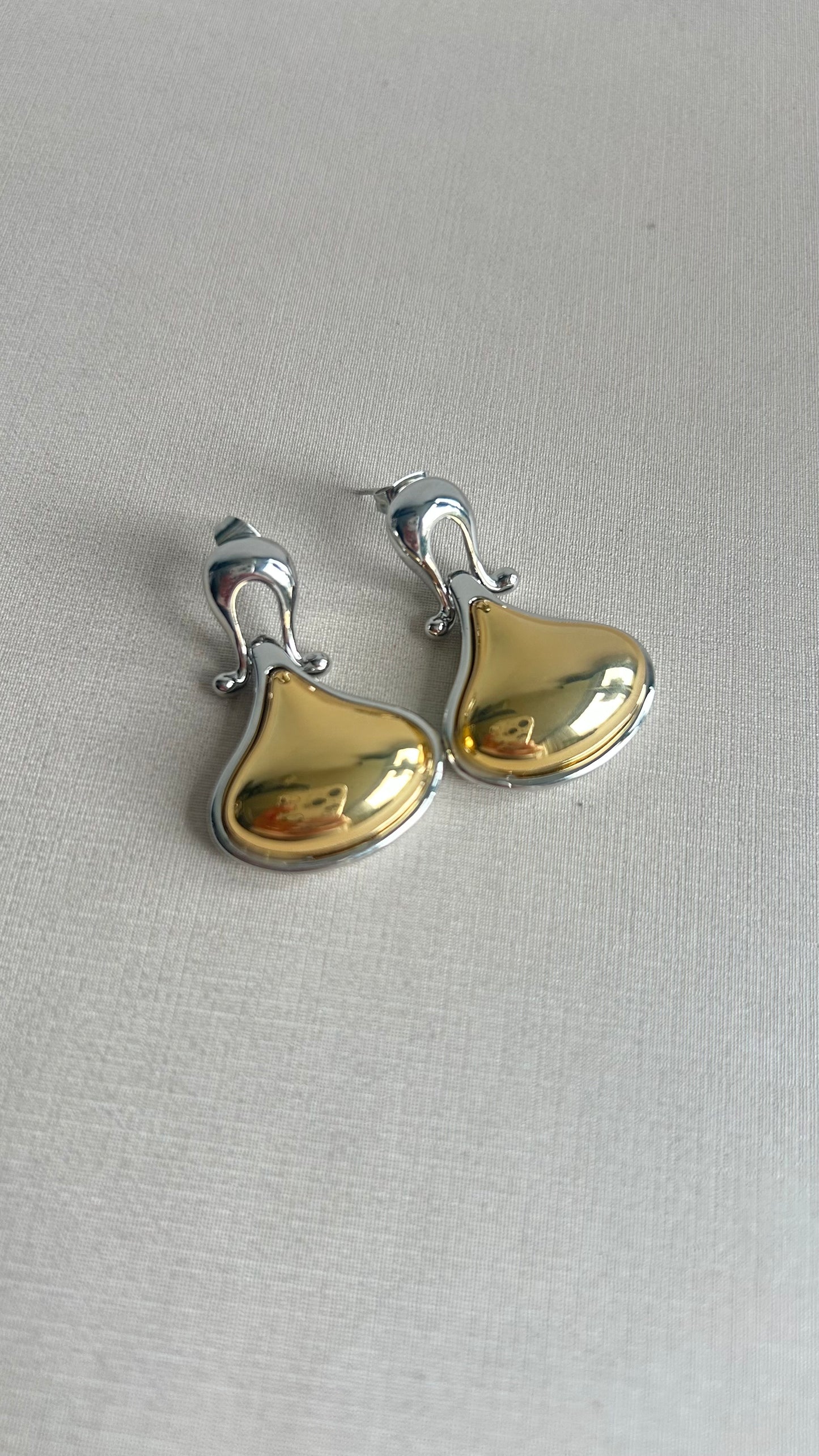 Aretes Gold Silver