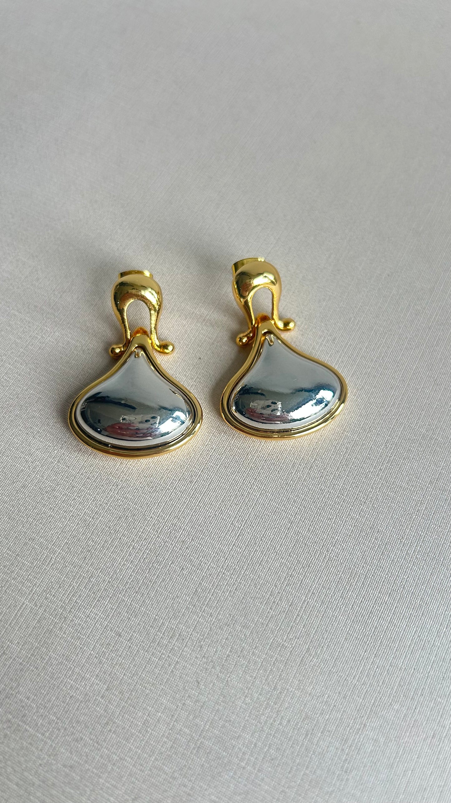 Aretes Gold Silver