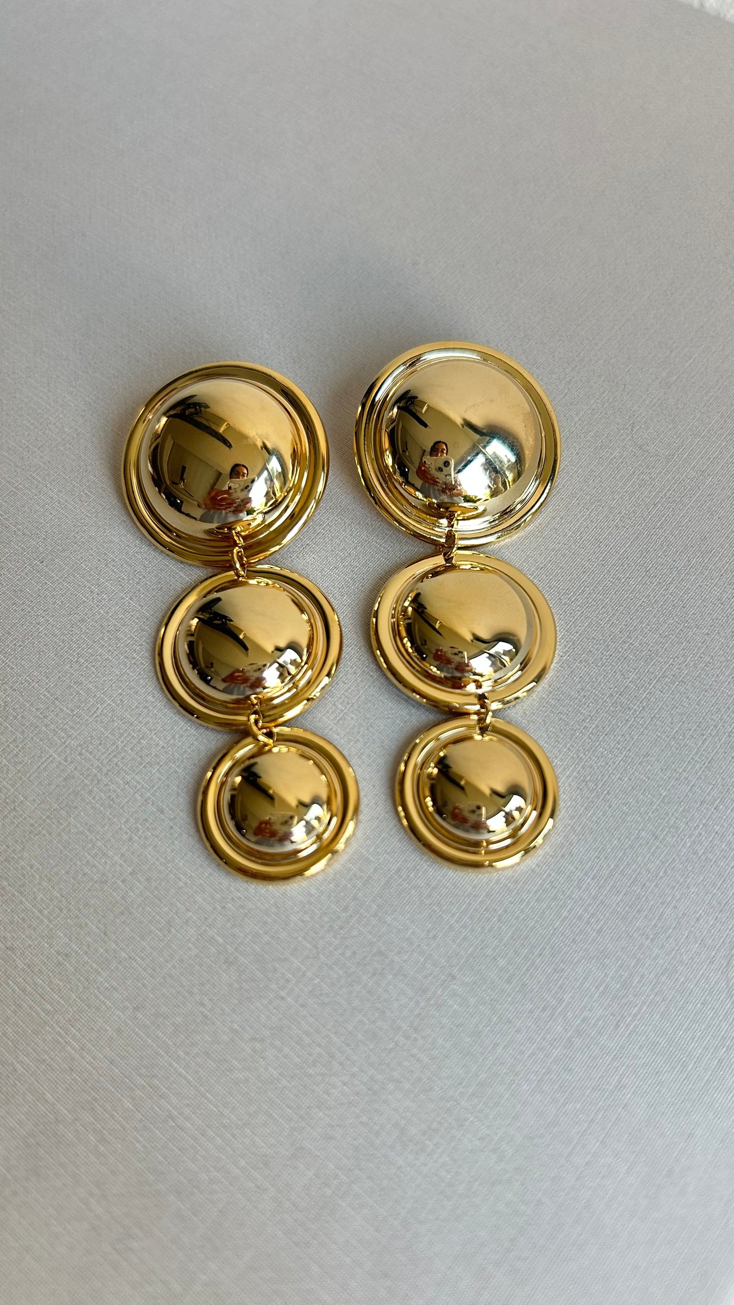 Aretes Three Golden Circles