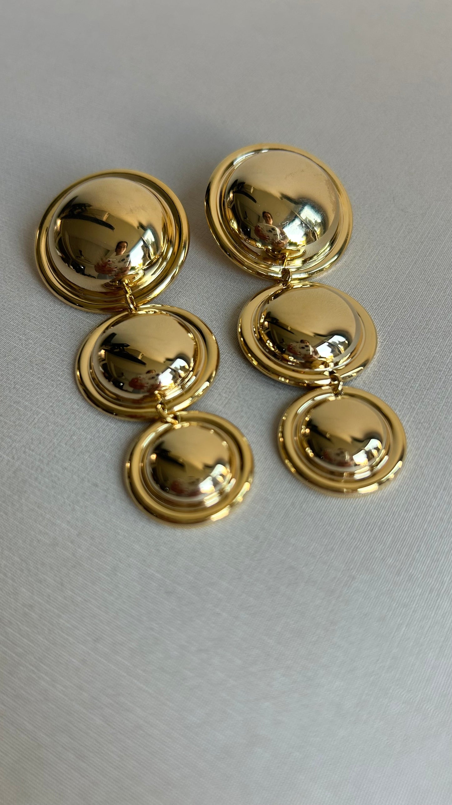 Aretes Three Golden Circles