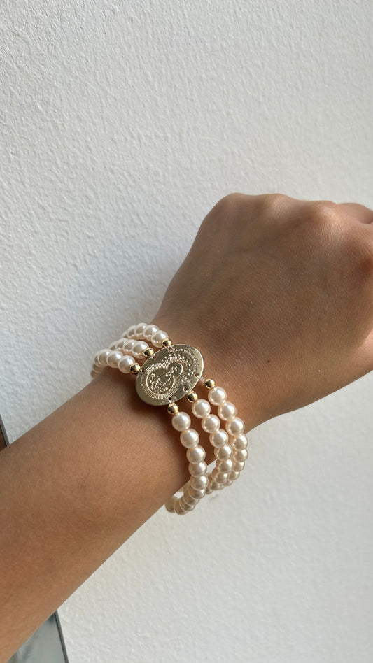 Pulsera Virgen Pearl