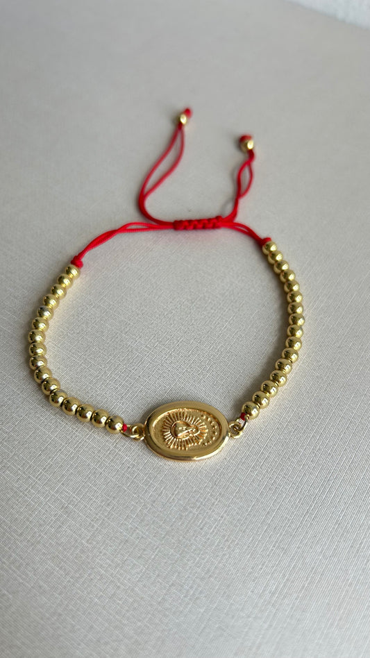 Pulsera de la Virgen Ajustable