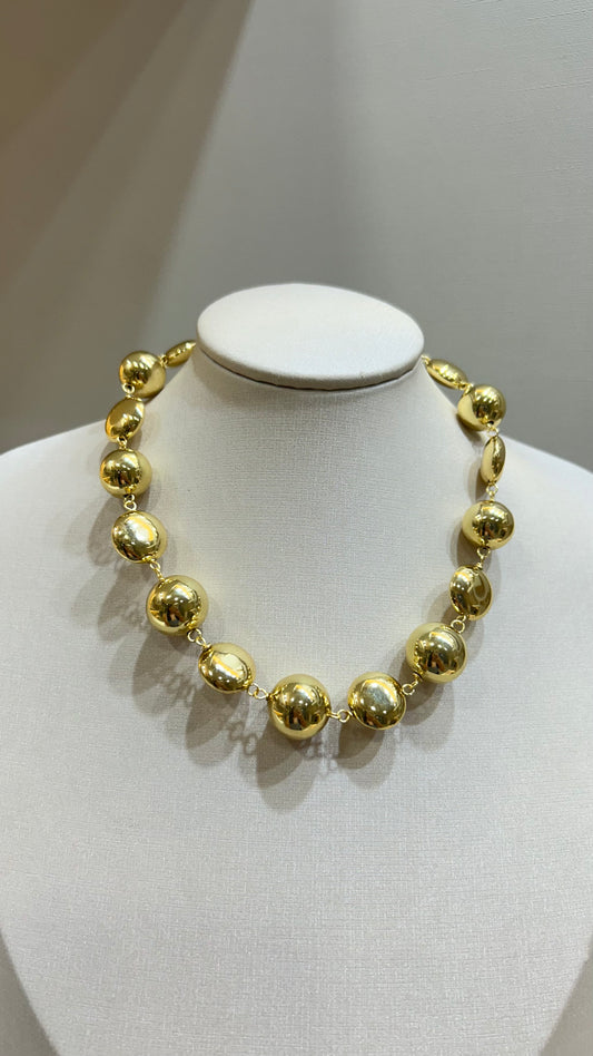 Collar Gold Bubbles G
