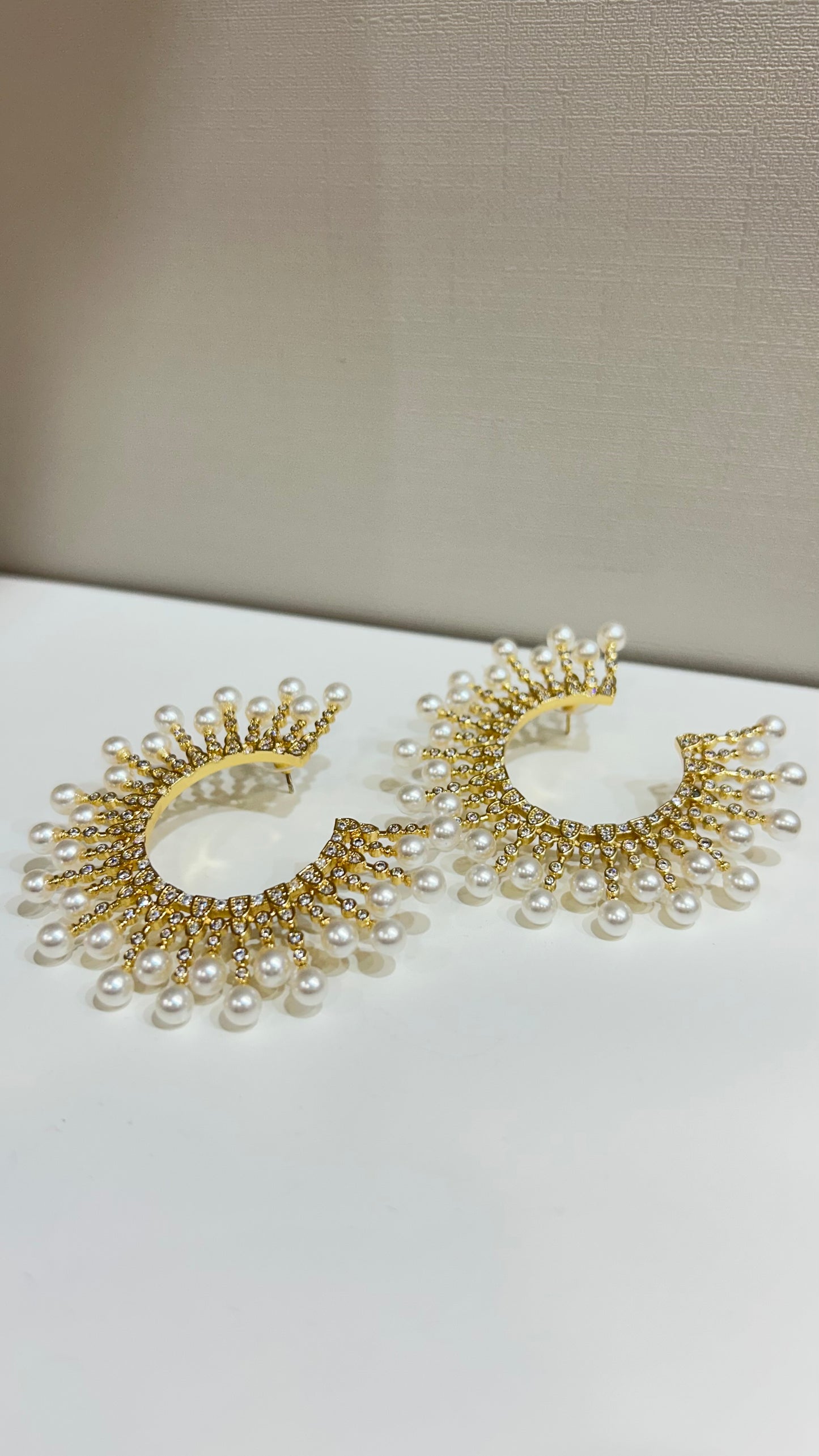 Aretes Circle Pearl