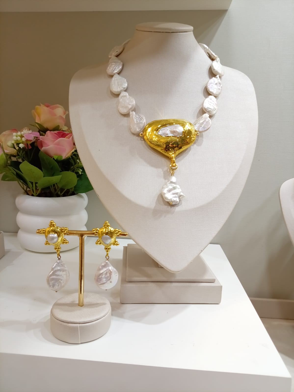 Collar Mier de Perla Barroca