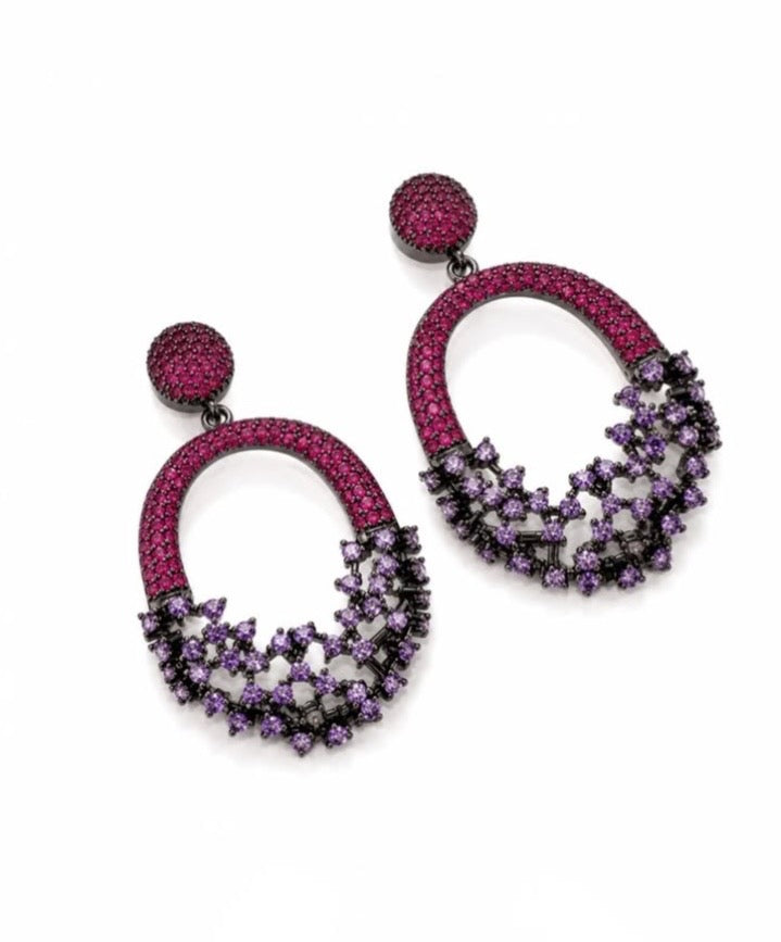 Aretes Purple