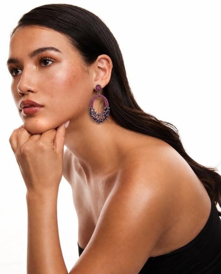 Aretes Purple