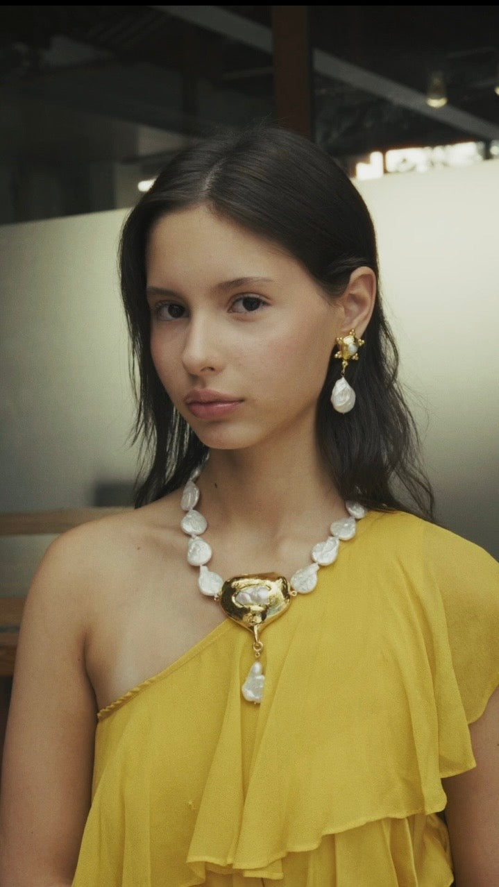 Collar Lumiere de Perla Barroca